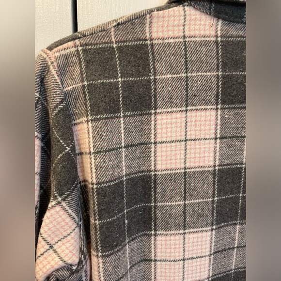 long plad flannel overshirt - Picture 6 of 9